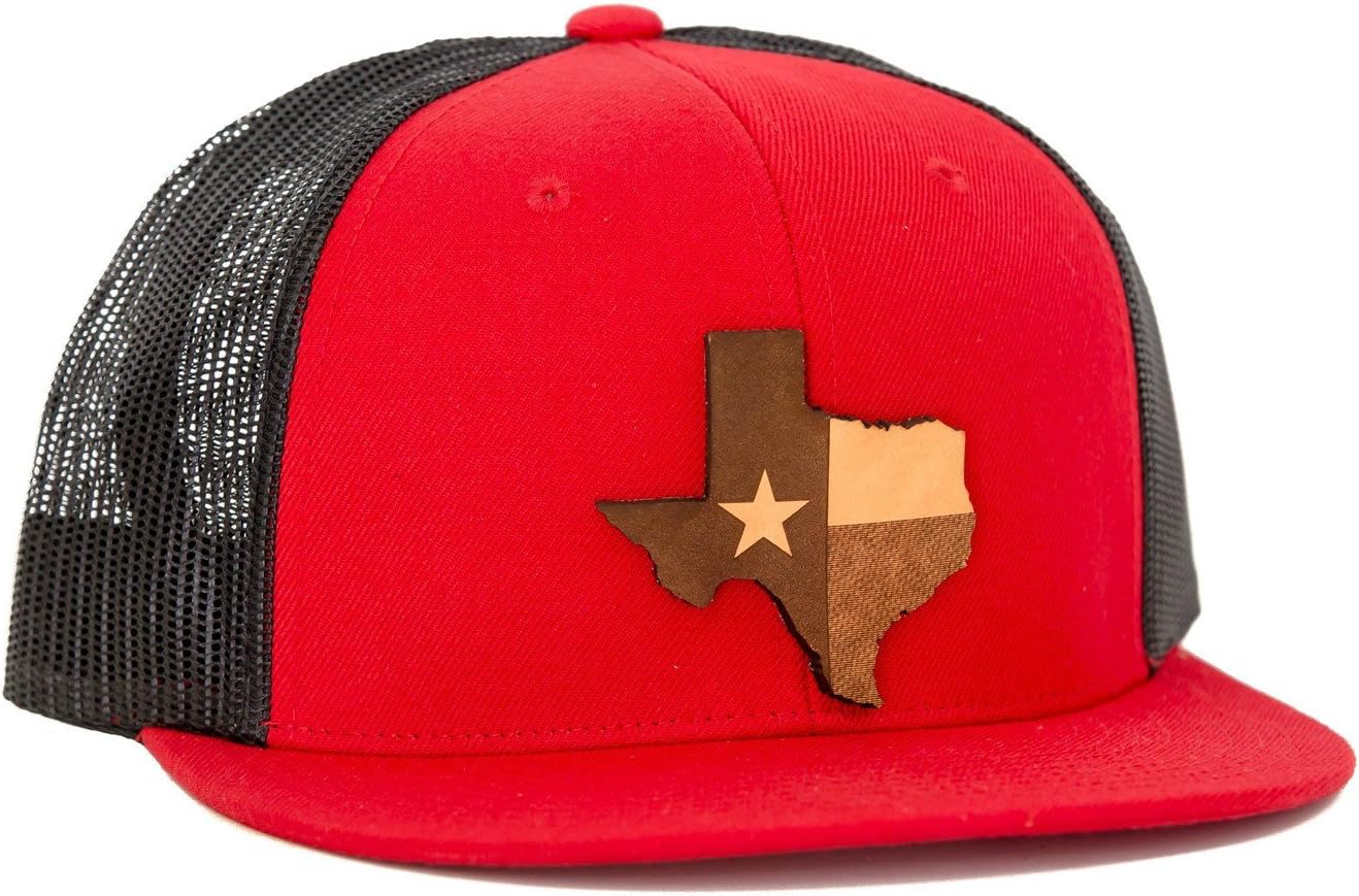 Branded Bills Sample Men's The 28 Flat Trucker One Size Red/Black