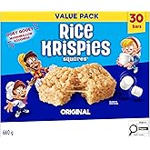 Kellogg's Rice Krispies Square Bars 660g Jumbo Pack-Original, 30 Cereal Bars {Imported from Canada}
