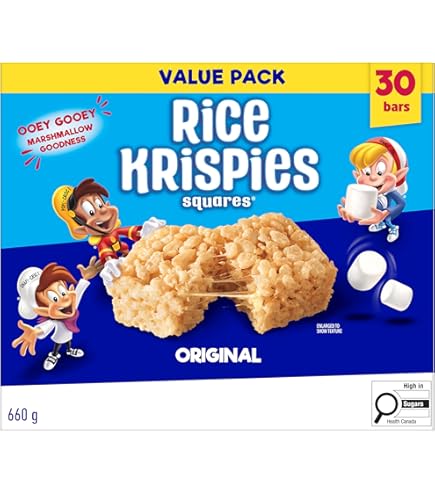 Amazon.com: Kellogg's Rice Krispies Squares Bars, 22 g (0.77 oz