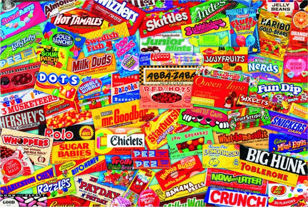 1000 Pieces Wooden Jigsaw Puzzle for Adult & Kids –Candy