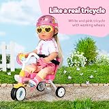 BABY born Trike 835456 Tricycle for Dolls 36-43cm with Detachable Handlebar view 2
