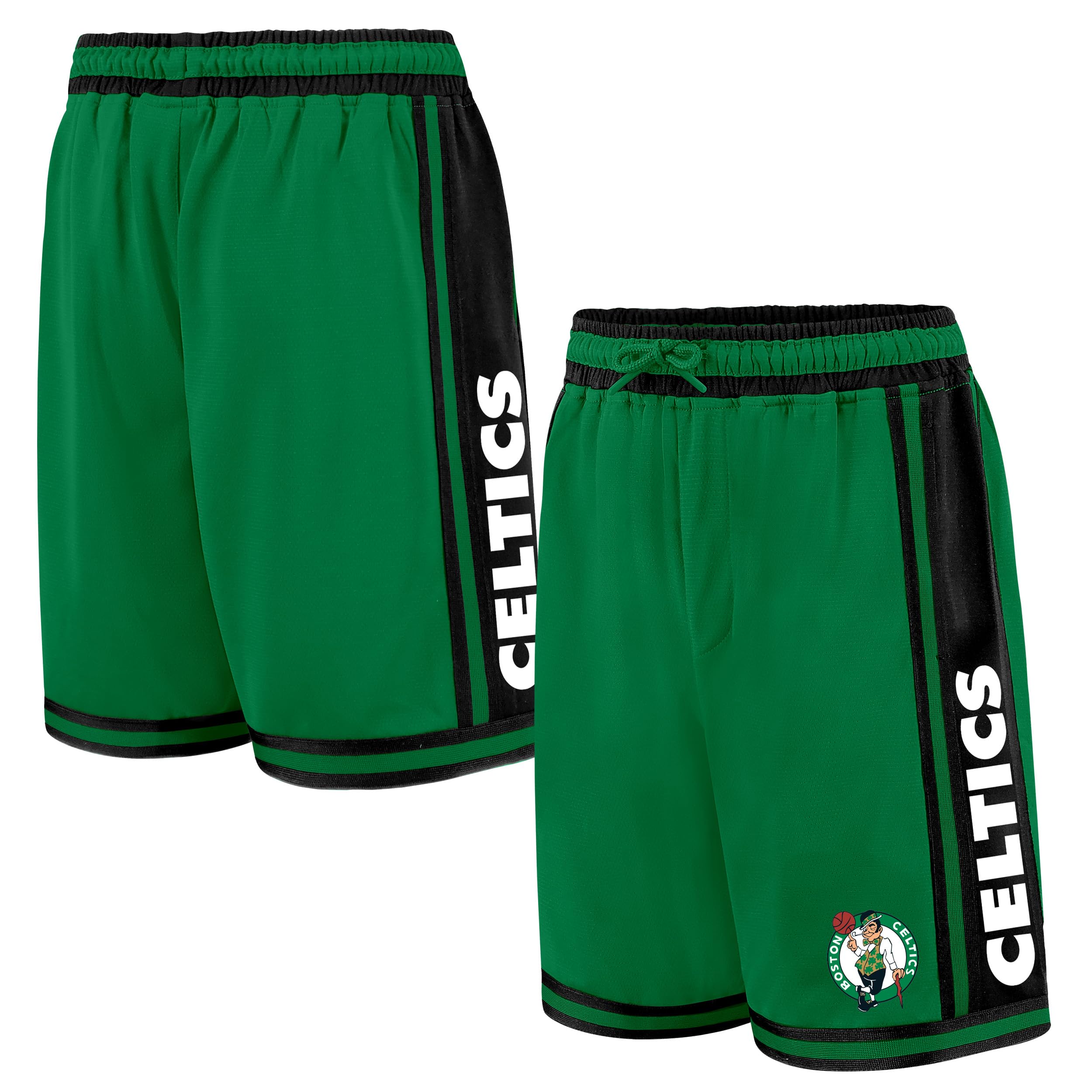Ultra Game NBA Official Men's Classic Basketball Shorts, Boston Celtics, Team Color, XXX-Large Image
