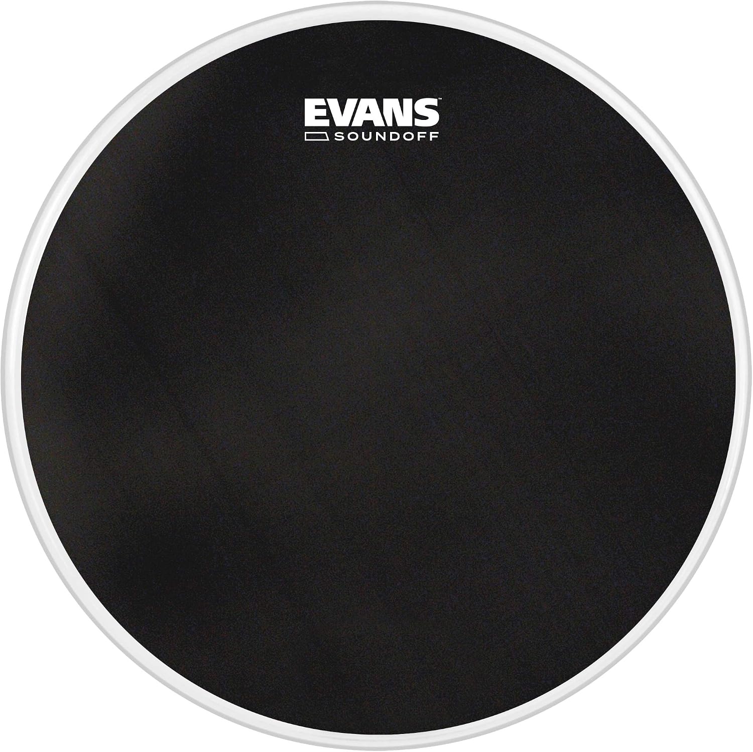 Evans Bass Drum Heads - BD22SO1 - SoundOff Bass Drumhead, 22 inch, Black, 22-Inch - Image 3