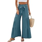Blooming Jelly Women Casual Pants Wide Leg Trousers High Waisted Pant Trendy Vacation Outift 2026