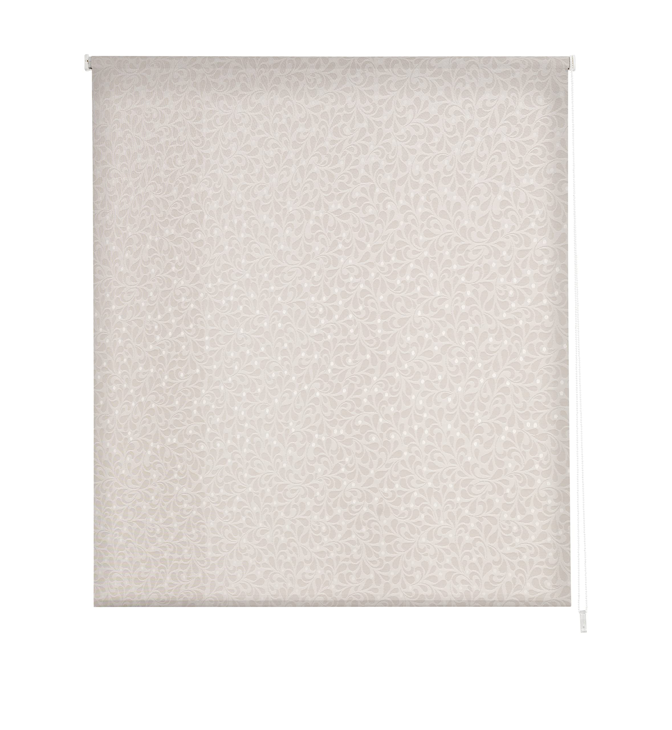 Estoralis SANDOR 89465 Jacquard Roller Blind, Beige, 110 x 175 cm