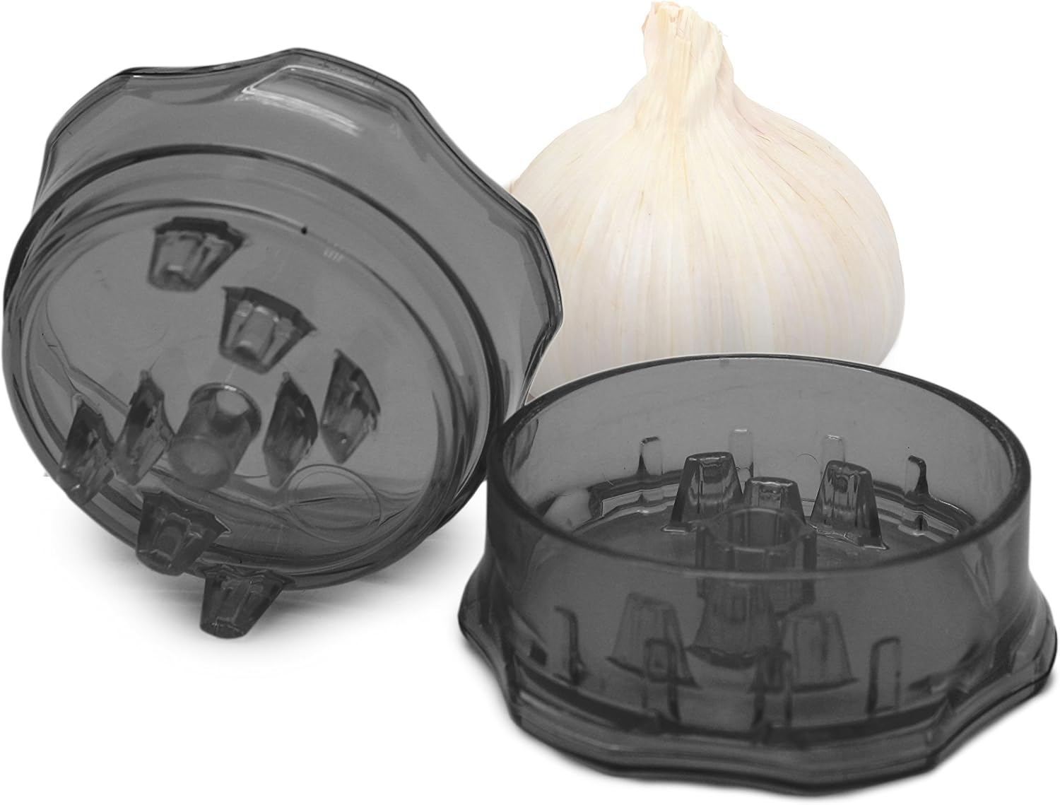 Nerthus FIH 318 Garlic grinder, 9 x 7 x 7 cm, Grey - Image 4