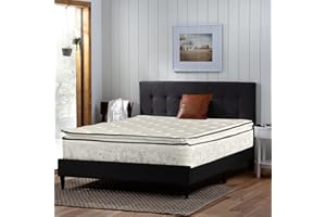 Nutan 12-Inch Medium Plush Double sided Pillowtop Innerspring Fully Assembled Mattress Good For The Back, Twin XL