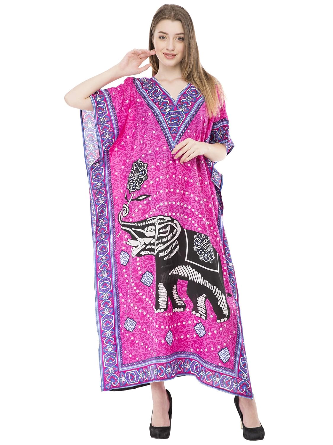 skavij long caftan tunic dress maxi kaftan plus size cover up dresses for women