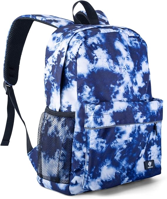 Backpack for Girls by Fenrici (Blue Tie Dye) Fashion