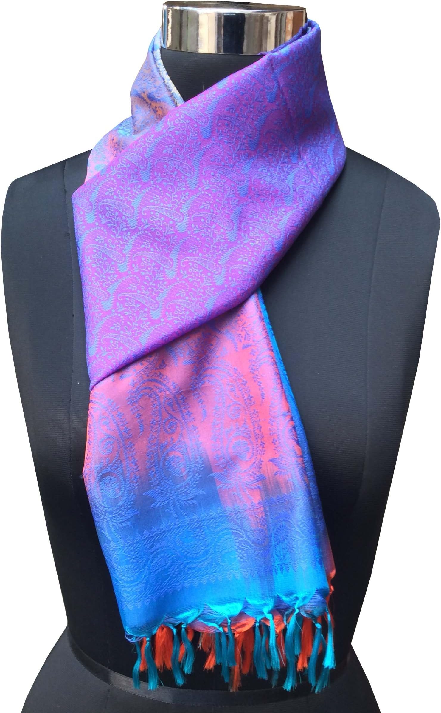 Premium silk scarf Women long functional beautiful scarves Indian hair wrap scarf head scarf (MK5)