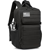 Wotony Military Tactical Backpack for Men Waterproof Daypack 3 Day Assault Pack Molle Bag with Water Bottle Holder