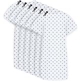 GOLD TEXTILES Patient Hospital Gowns Pack of 6 - Poly Cotton Unisex Hospital Patient Costumes for Medical Exams, Fits up to 2XL, 45” Long & 61” Wide, with 2 Pairs of Back Ties (Snowflake)