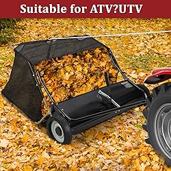 GAOMON Tow Behind Lawn Sweeper 42 Inch, Large