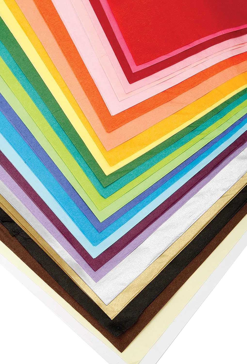 Darice 100-Piece Premium Quality Tissue Gift Wrapping Paper Crafts, Packing and More, 20 x 26 inches (100 Sheets), Assorted Colors: Arts, Crafts & Sewing