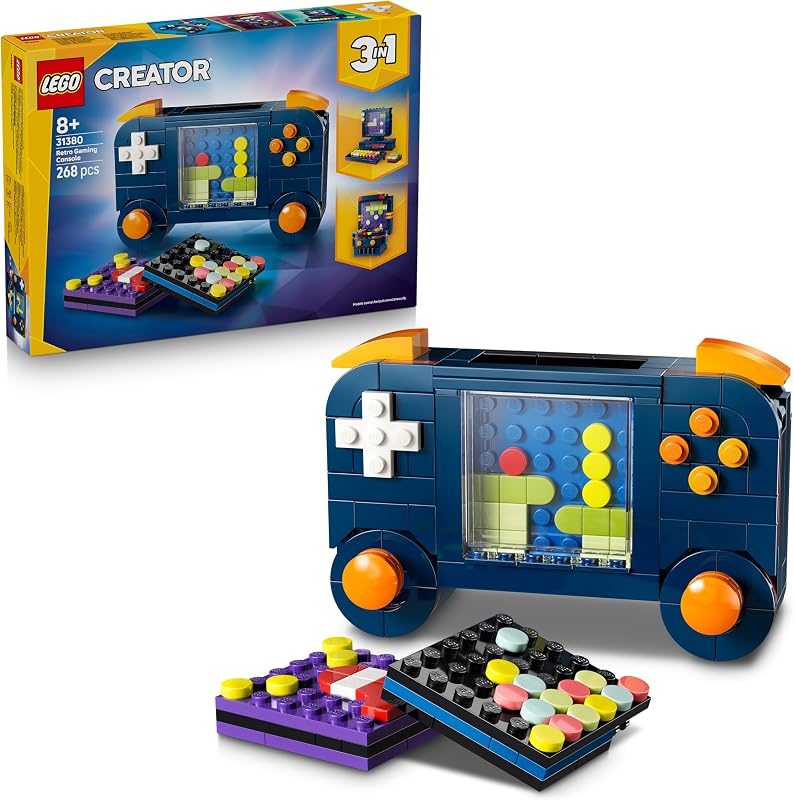 Creator 3 in 1 Console di gioco retrò 31380