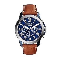 Fossil Men's Grant Quartz Stainless Steel and