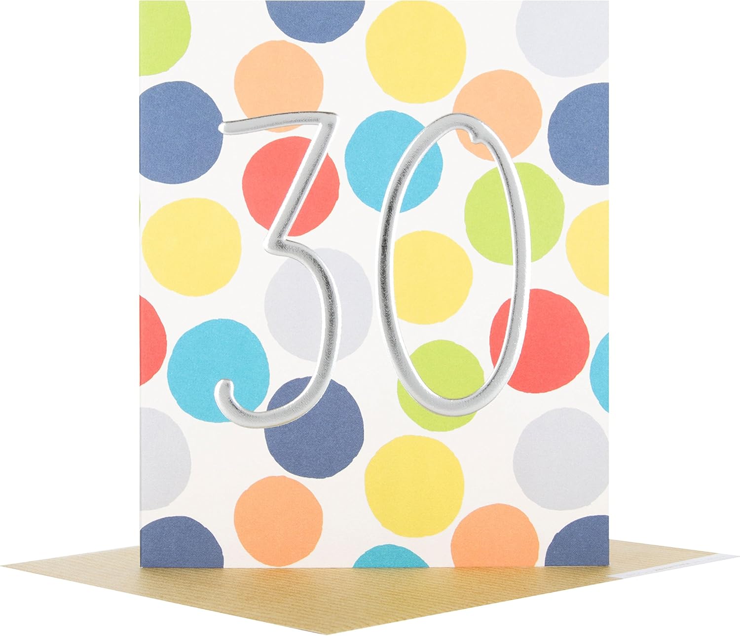 Hallmark 25508136 30th Birthday Studio Card "Blank" - Small