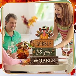 Lineshading 4 Pcs Fall Decorations for Home