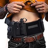 BravoBelt Laser Fit Edition - Belly Band Holster for Lasers, Olight, Streamlight TLR Systems - for Men & Women