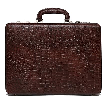 Zordan Leather Briefcase Bag Cum Office File Bag for Men Expandable Made in Pure Leather