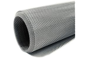 AWIORETON 304 Stainless Steel Mesh Screen 20 Mesh Woven Wire Screen for Window Screen,Filter Mesh, Air Vent, DIY Projects, Cage, Garden, Roof Project 5.7"x47.2"(40x120cm)