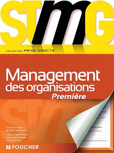 Download Prise directe Management des organisations 1re Bac STMG PDF