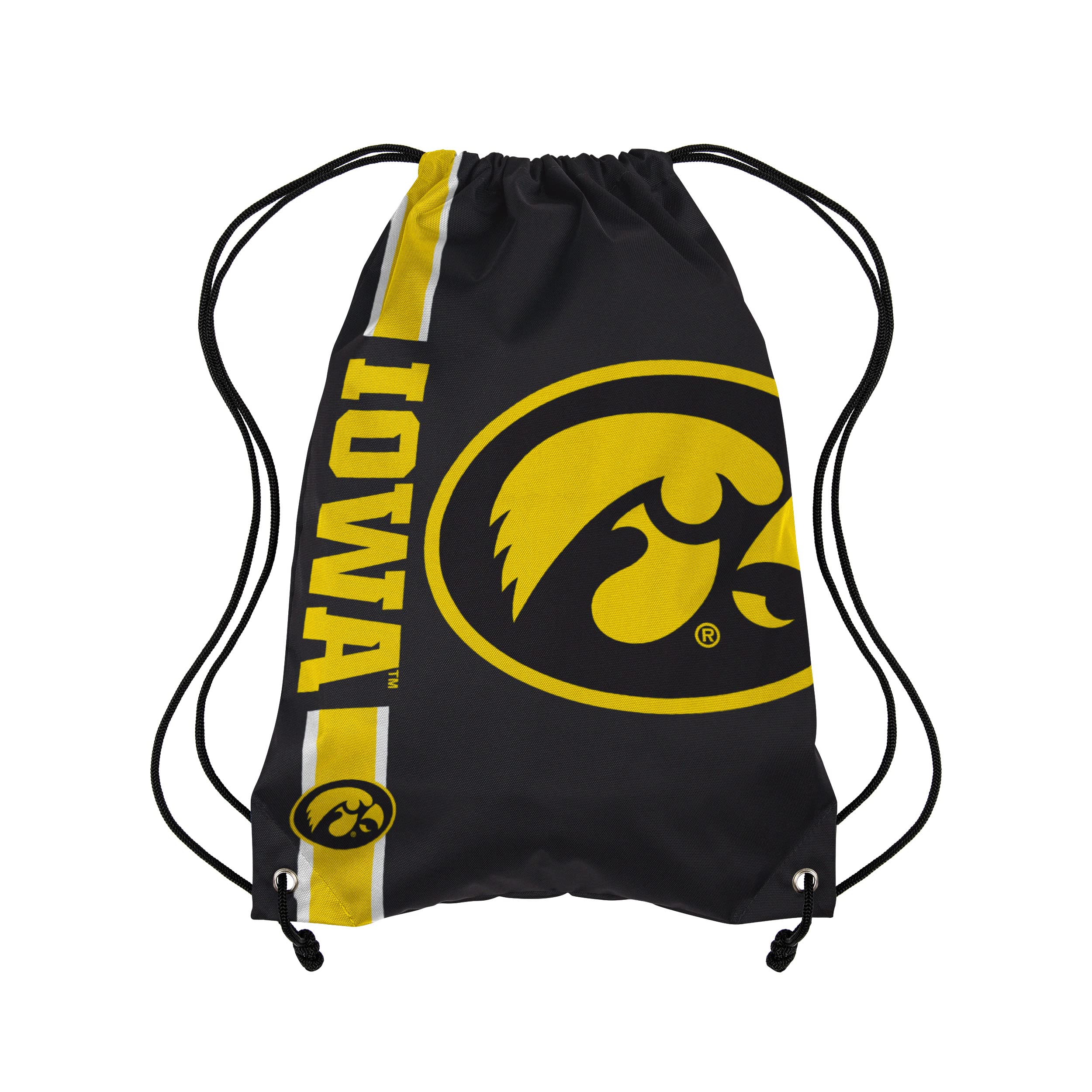 FOCO unisex adult Big Logo IOWA 2015 DRAWSTRING BACKPACK, Team Color, One Size US