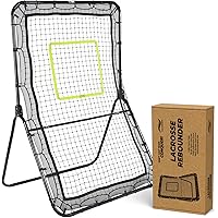 Victorem Lacrosse Rebounder - 6x4 Ft. Bounce Back Lacrosse Net, Pitch Back Rebounder for Lacrosse, Baseball and Softball Trai