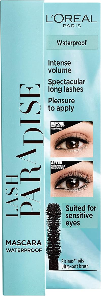 L'Oreal Paris Lash Paradise Waterproof Mascara Black 1 Pack