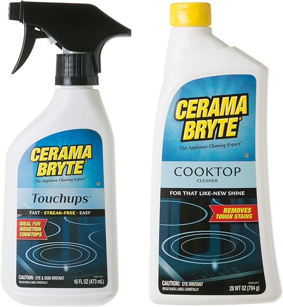 Cerama Bryte GlassCeramic Cooktop Cleaning Combo Cooktop Cleaner (28