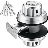 EASILOK Twist to Lock deadbolt Lock keyless with Anti-Mislock Button,a Night Latch is unpickable on Interior Keeping Front Do