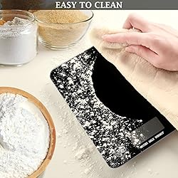 UMIRIKO Black Kitchen Digital Scale Weight Grams