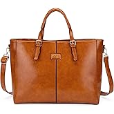 Badgley Mischka Julia Vegan Leather Weekender Duffel Bag for Travel (Brown)