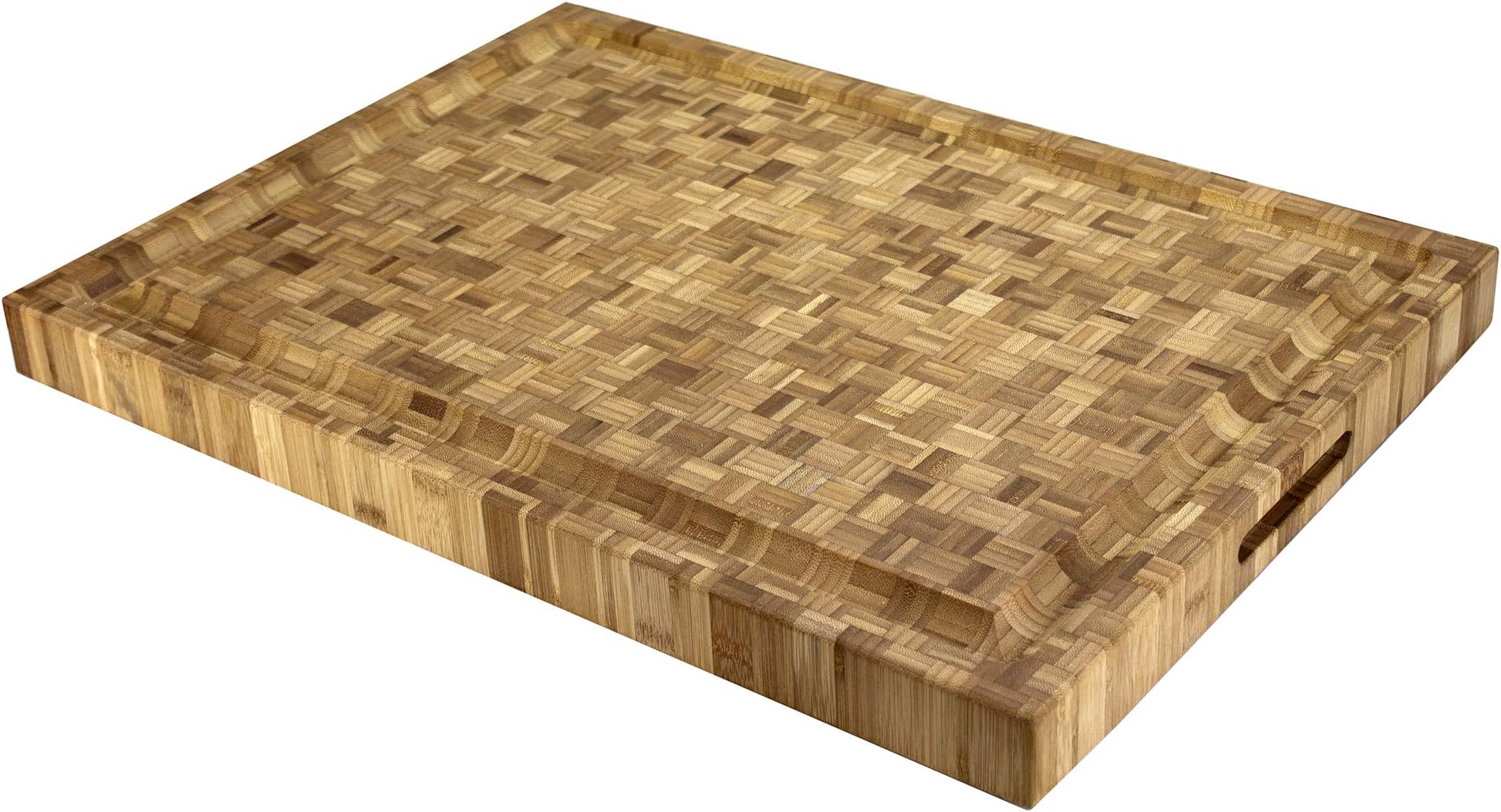 Totally Bamboo Pro Board Long Bamboo Carving and Cutting Board, 22" x 16" x 2"