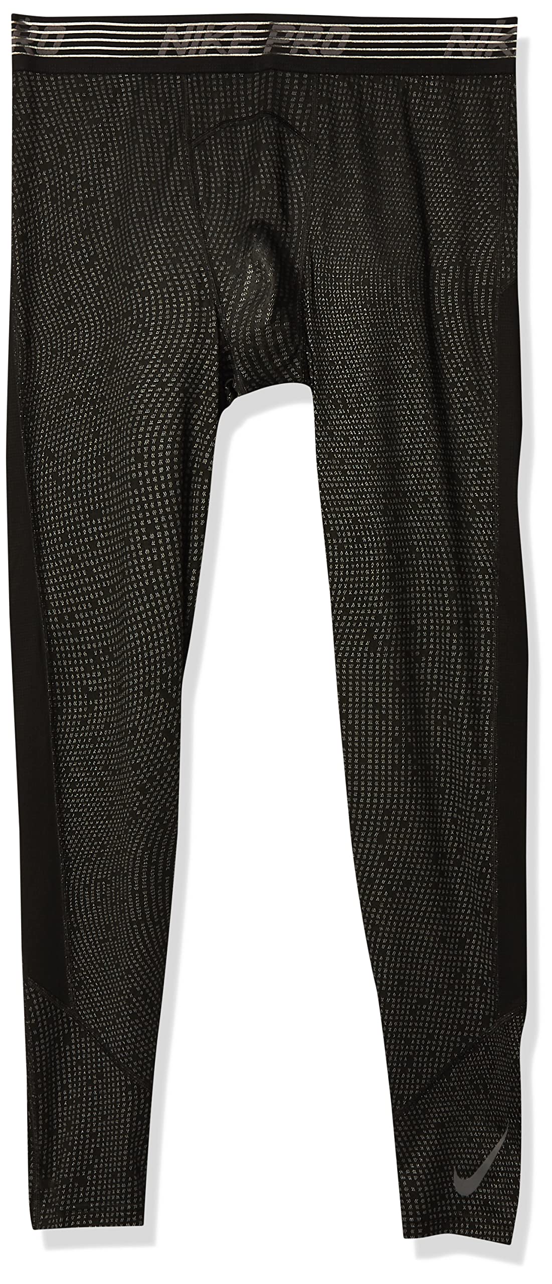 Nike Men Breathe Aoj Tights - Black/Black/Dark Grey, Small