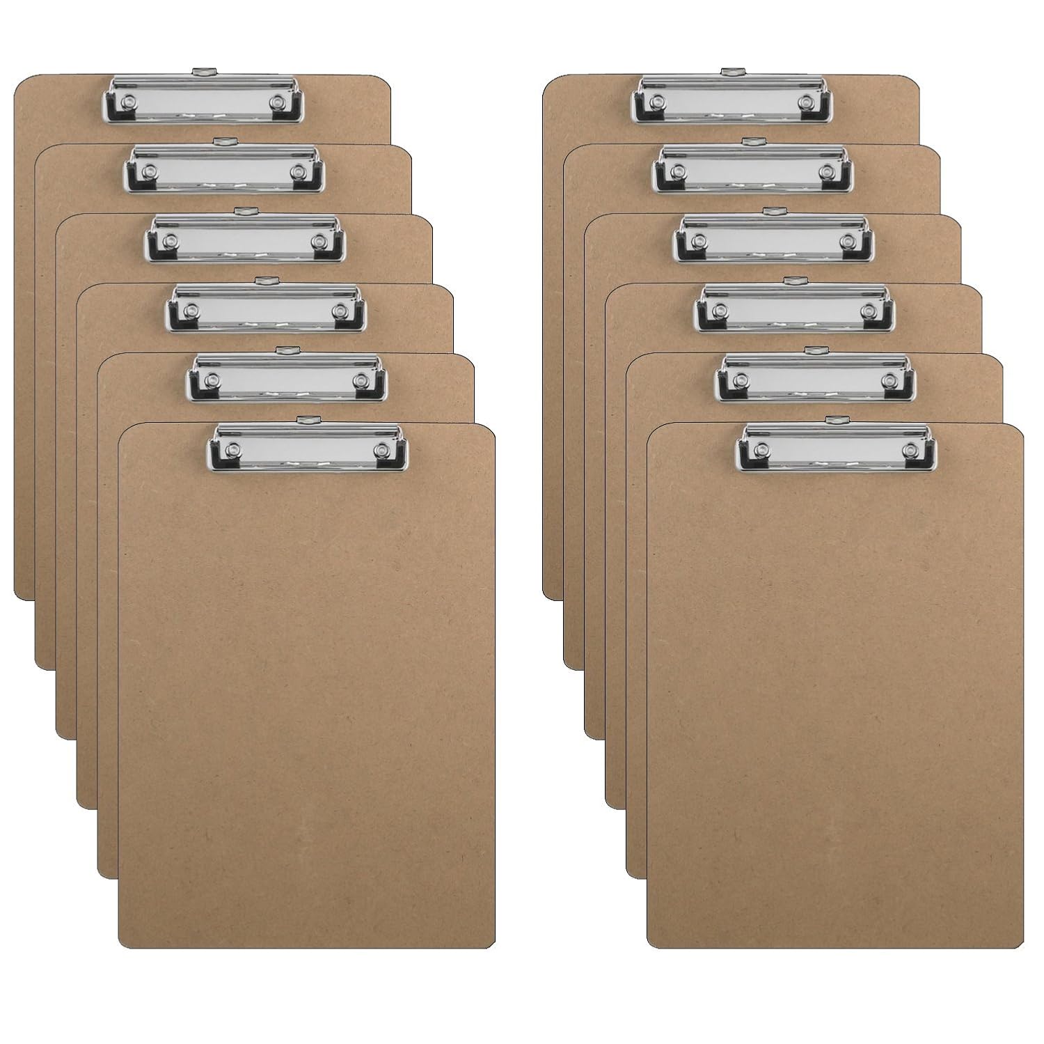 12 Clipboards Hardboard Flat Clip 9" x 12.5" 12 Units eBay