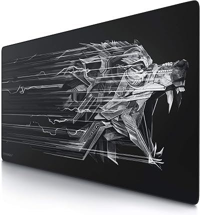 TITANWOLF Extra Large 1200x600mm Gaming Mouse Pad Black