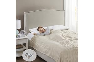 Beautyrest Electric Blanket Luxurious Micro Fleece Ultra Soft Ribbed Textured, Cozy and Snuggly Cover for Cold Weather, Fast Heating, Auto Shut Off, 20 Level Heat Setting Controller, Queen, Beige