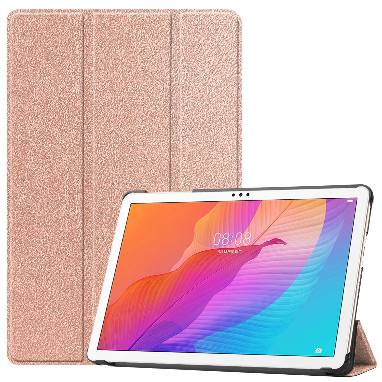 Lobwerk Case for Huawei Honor Tablet 6/MatePad T10/T10S 10.1 Inch Smart Cover Case with Stand Function and Auto Sleep/Wake Function Bronze