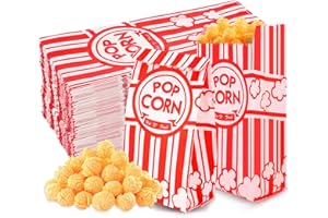 300 Pcs Popcorn Bags, 1 Oz Paper Bags Individual Servings Bulk for Popcorn Machine Movie Nights Carnival Party Halloween Xmas