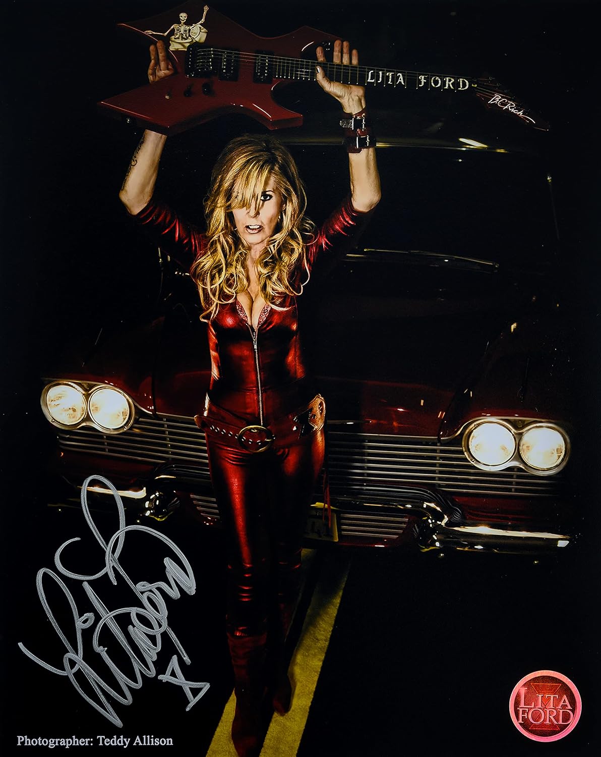 Photographs - Lita Ford - Hand Signed 8