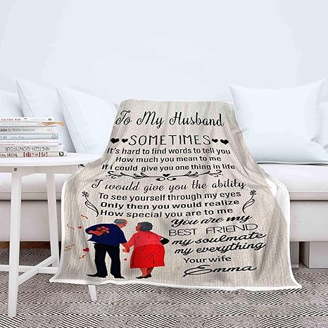 Amazon Com You Are My Best Friend My Soulmate My Everything Customized Fleece Blanket For Your Husband With Quotes Valentine Birthday Cozy Blanket Kitchen Dining