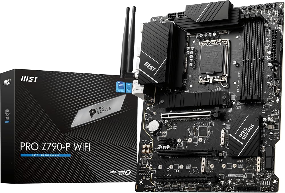 MSI PRO Z790-P WIFI Motherboard ATX LGA1700 14th/13th/12th Gen DDR5 PCIe 5.0