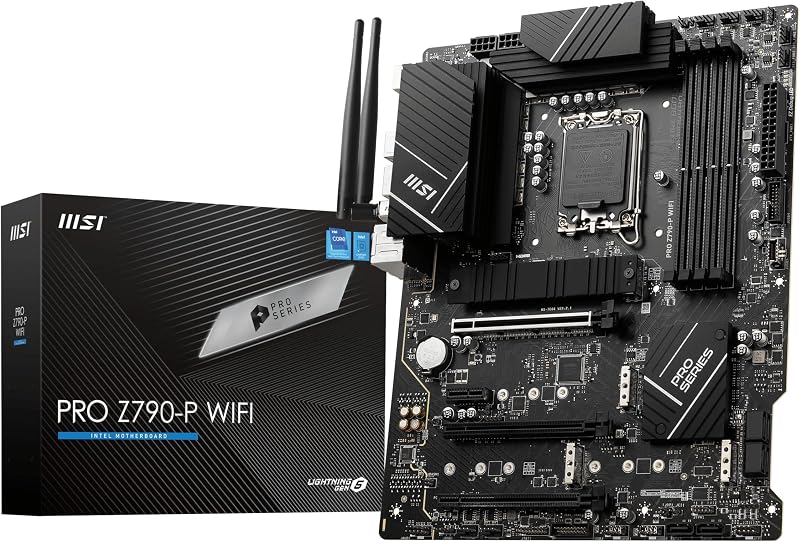 MSI PRO Z790-P WIFI Motherboard ATX LGA1700 14th/13th/12th Gen DDR5 PCIe 5.0
