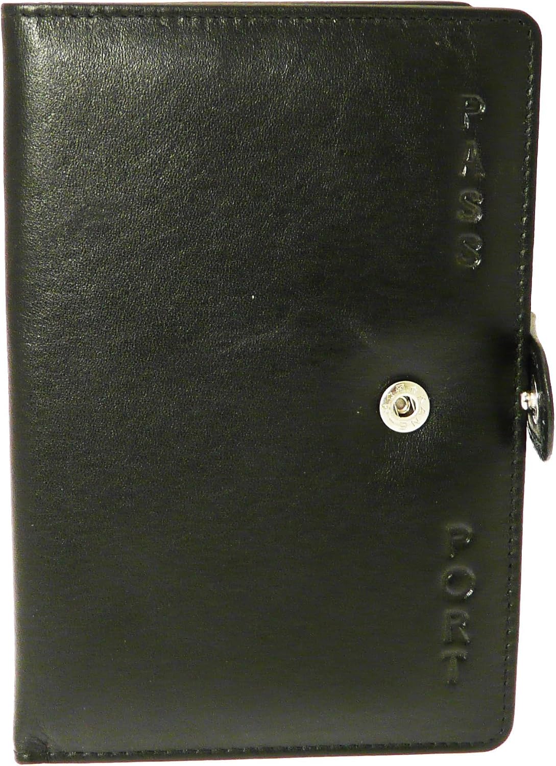 benerini Soft Leather Passport Holder Cover - Black, One Size Fits All - Image 4