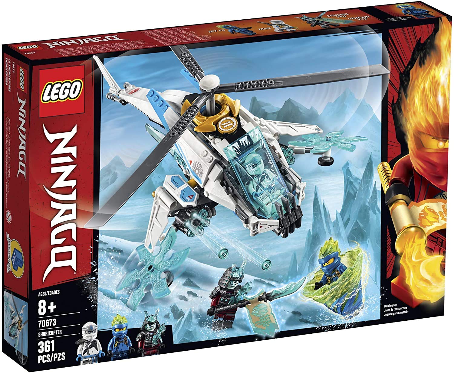 LEGO Ninjago 70673 Zane`s Shuri-Copter(361 parts)