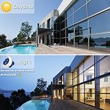 Zindoo One Way Window Film Reflective Privacy Sun Block 90x200cm Black/Silver view 2