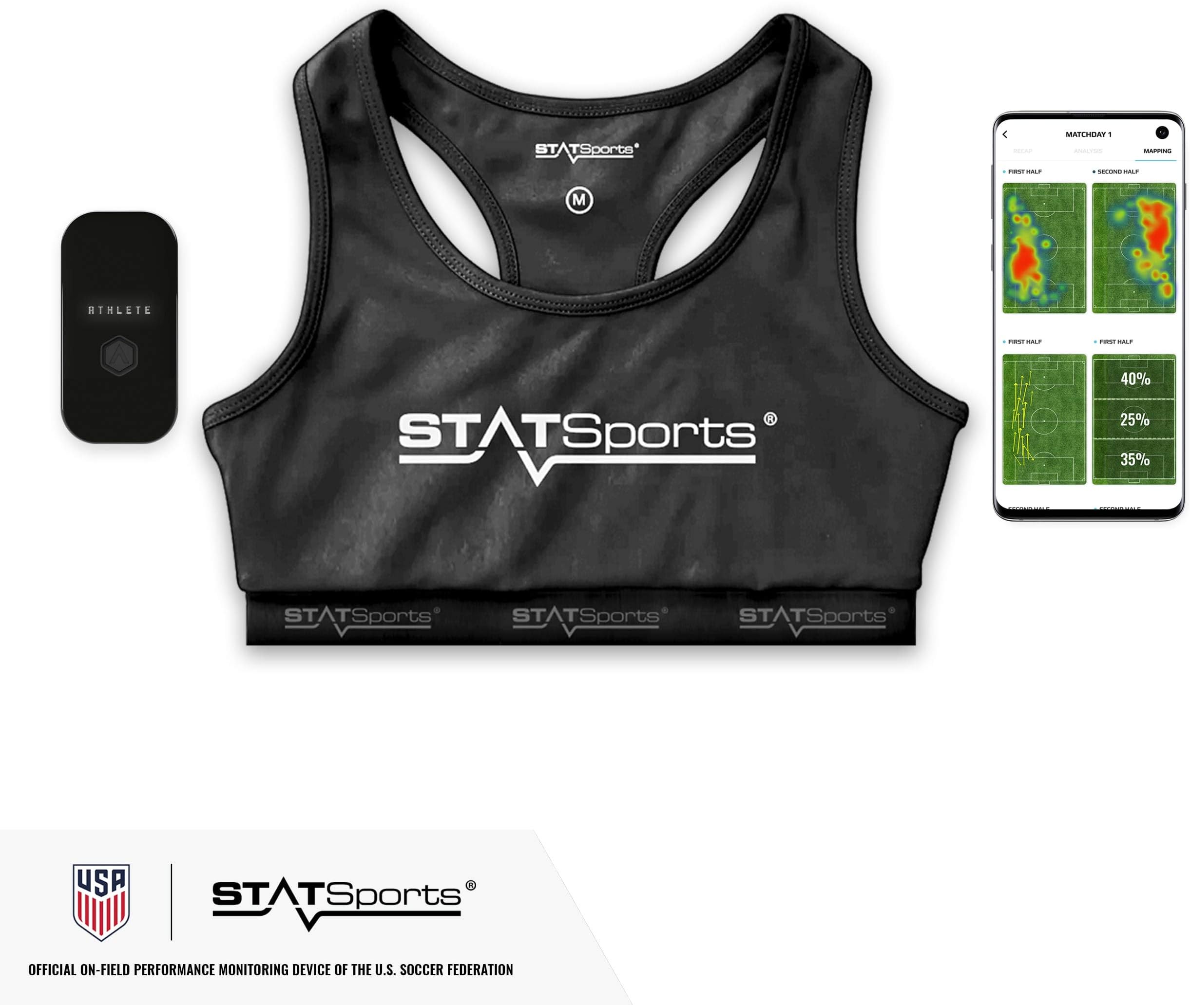 STATSports APEX Athlete Series - FIFA Approved Soccer GPS Tracker - Official Partners of US Soccer