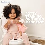 Jool Baby Folding Travel Potty Seat for Girls, Fits Round & Oval Toilets view 6