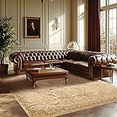 Fluffy Beige Bedroom Area Rug: Ultra Fluffy Non-Slip Floor Carpet for Bedroom Living Room Nursery Dorm Room Playroom - Soft Shaggy Rug Home Decor (Beige 4x6 Feet)